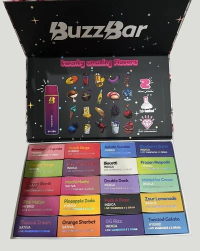 BuzzBar 2G Batch 4 Live Diamonds Disposable  (Variety Flavors)
