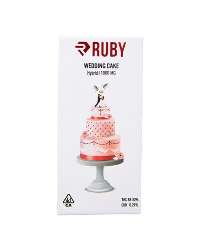 RUBY C-CELLS WEDDING CAKE
