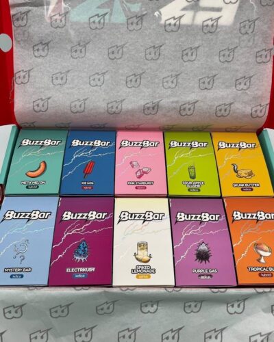 Brand New BuzzBar Disposable 3G (100 pack variety box)