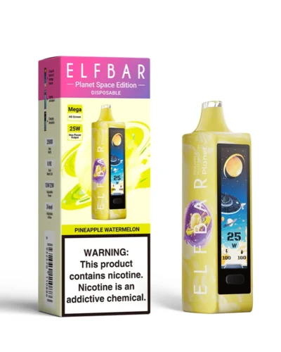 ELF BAR PINEAPPLE WATERMELON PLANET 25000 5% RECHARGEABLE