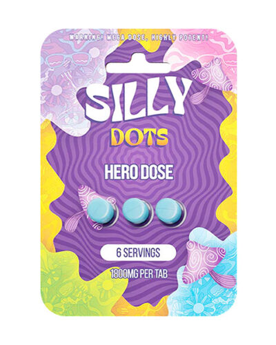 Silly Dots Hero Dose 1800mg Tabs | 3 Tabs