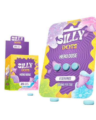 Party Pack | Silly Dots Hero Dose 1800mg Tabs | 3 Pack | 10 Count Display