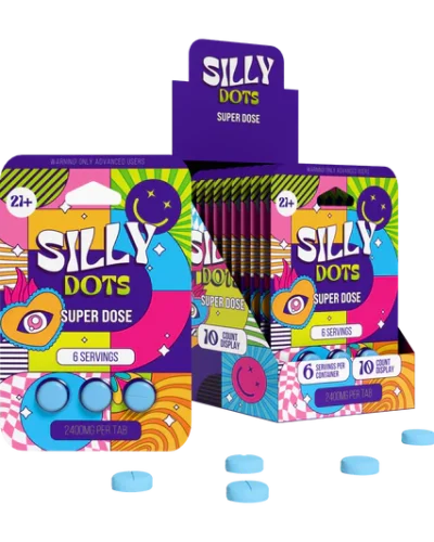 Party Pack | Silly Dots Super Dose 2400mg Tabs | 3 Pack | 10 Count Display