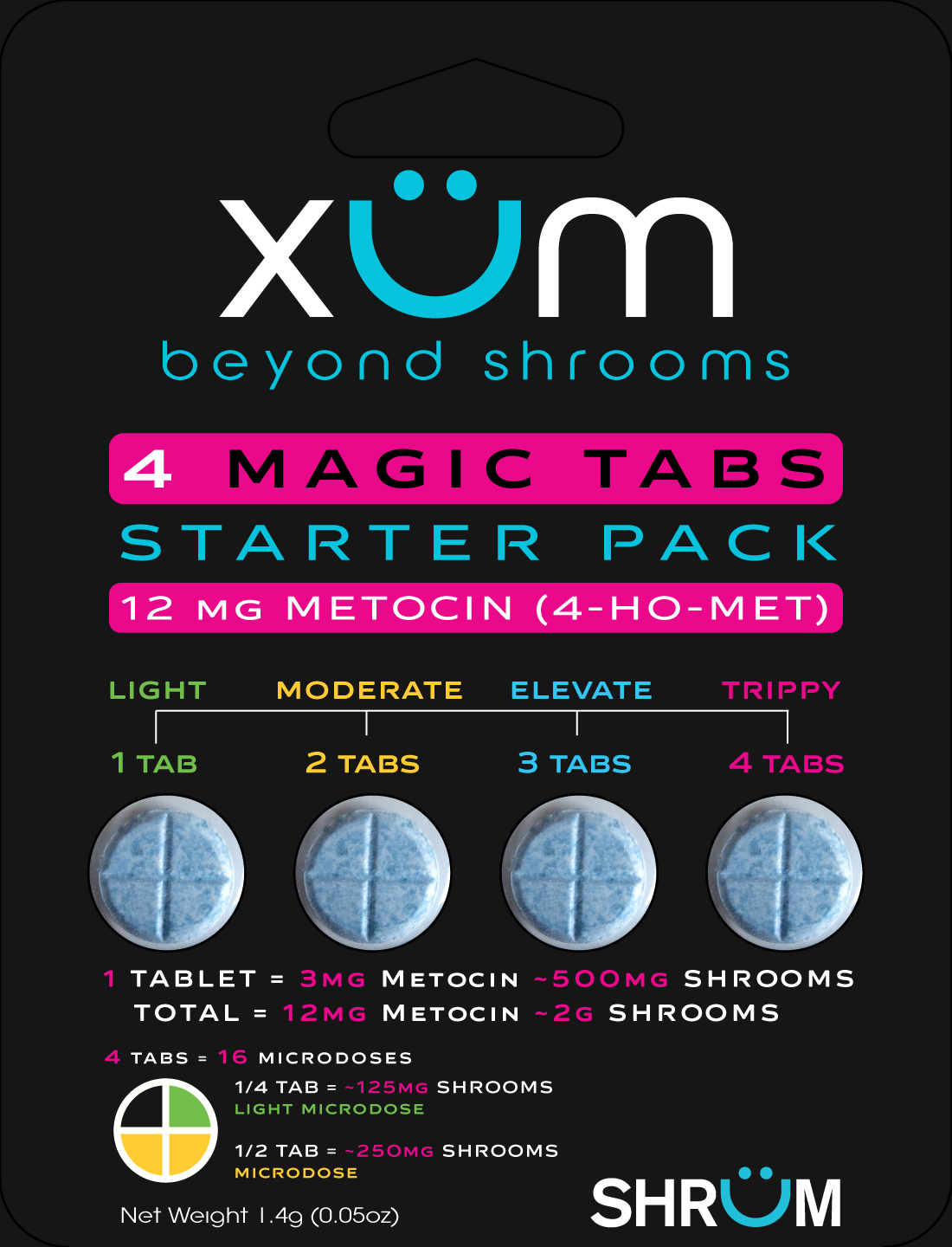 XÜM Starter Pack (4 Tabs)