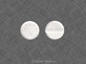 Mylan A White Round Pill​ | Alprazolam 0.25 mg-MAL