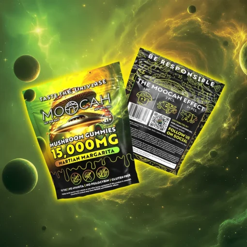 moocah gummies: Martian Margarita 15,000mg Mega Dose