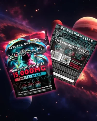 Moocah gummies: 15,000mg Mega Dose Tropical Blast
